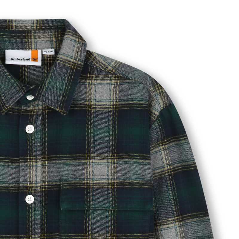 Chemise à carreaux TIMBERLAND 
                    GARCON