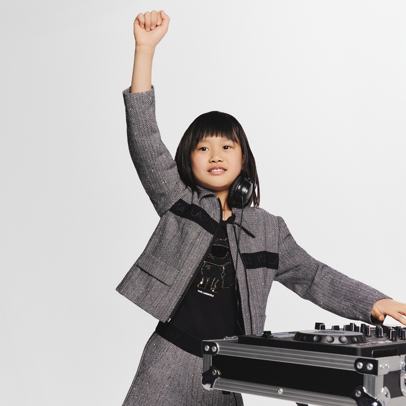 Veste avec strass KARL LAGERFELD KIDS 
                    FILLE