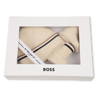 Ensemble bonnet et chaussons BOSS 
                    UNISEXE