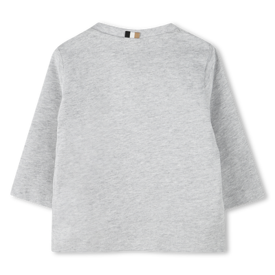 T-shirt sigle vertical BOSS GARCON