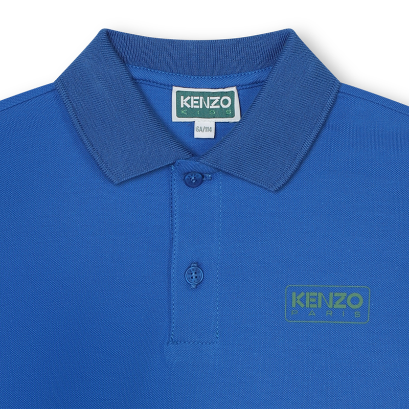 Polo manches courtes avec sigle KENZO KIDS 
                    GARCON