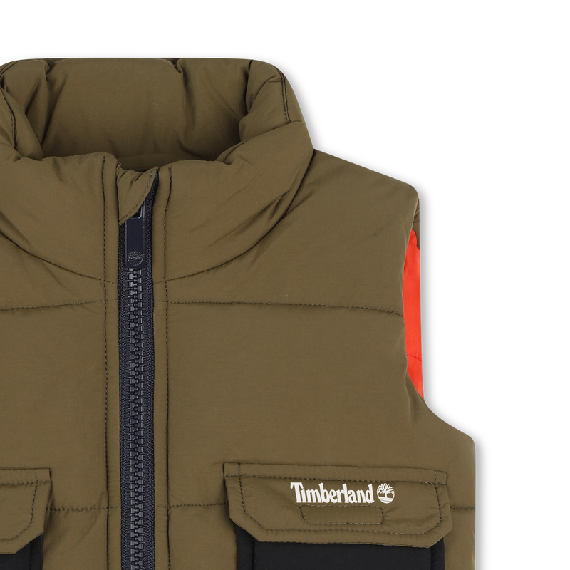 Doudoune zippée sans manche TIMBERLAND 
                    GARCON