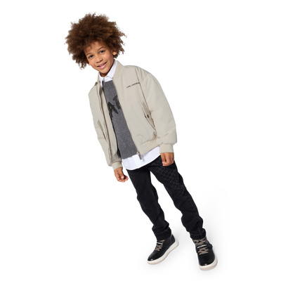 Bomber en toile KARL LAGERFELD KIDS GARCON
