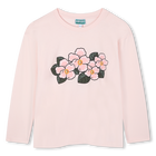 T-shirt &agrave; manches longues KENZO KIDS 
                    FILLE