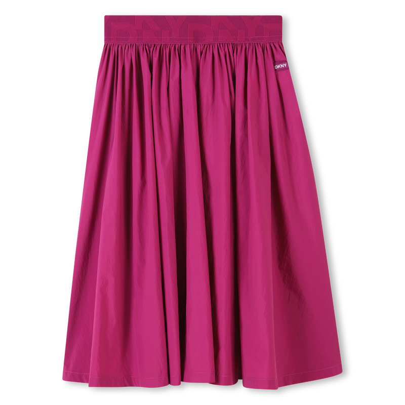 Jupe midi à taille élastiquée DKNY 
                    FILLE