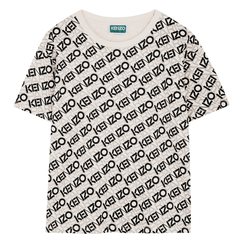 T-shirt imprimé en coton KENZO KIDS 
                    GARCON