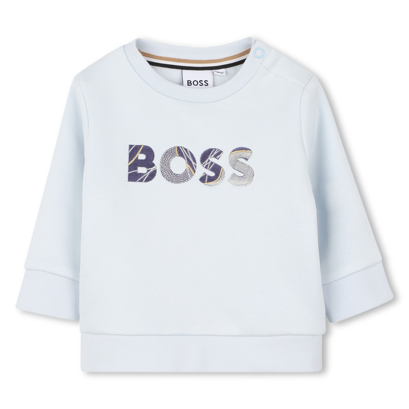 Pull col rond BOSS 
                    GARCON