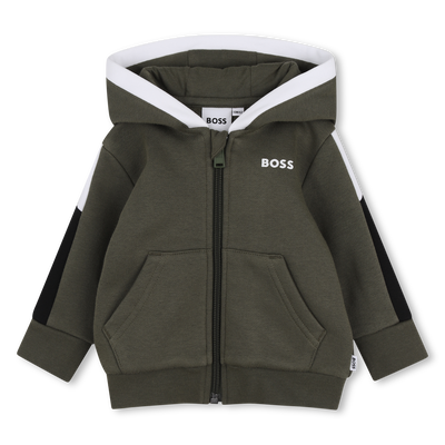 Cardigan &agrave; capuche BOSS GARCON