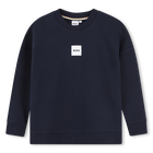 Sweat en molleton, BLEU CARGO, hi-res