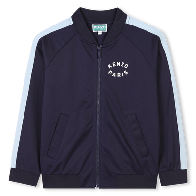 Sweat-shirt zippé Tigre KENZO KIDS UNISEXE