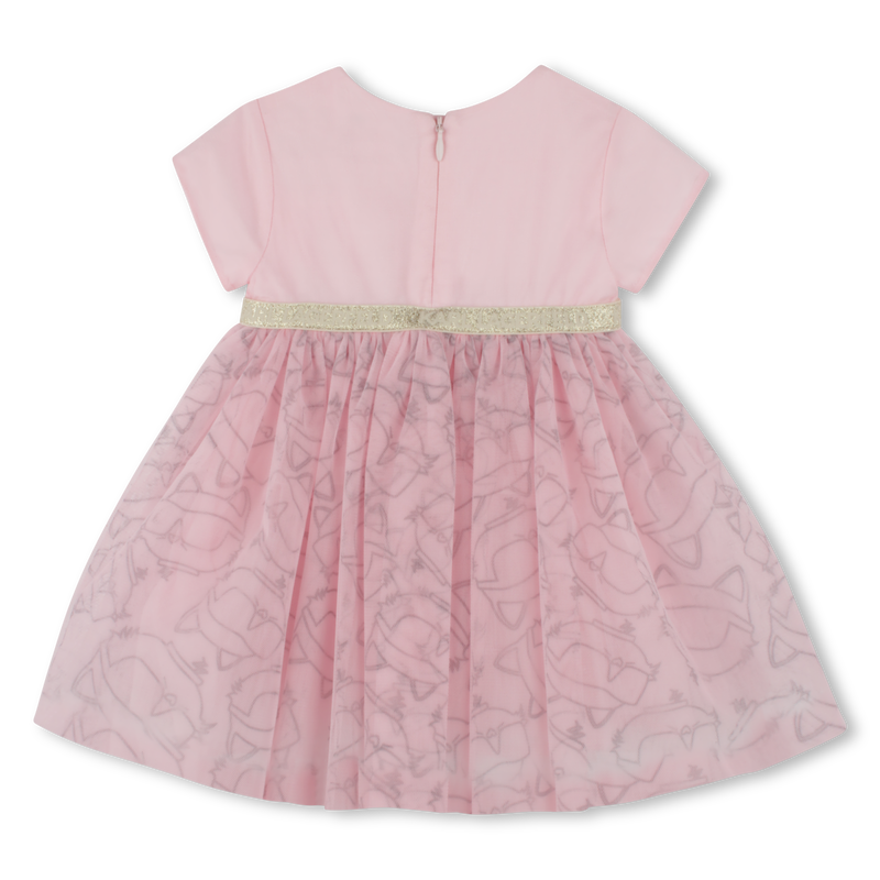 Robe de cérémonie avec imprimé KARL LAGERFELD KIDS 
                    FILLE