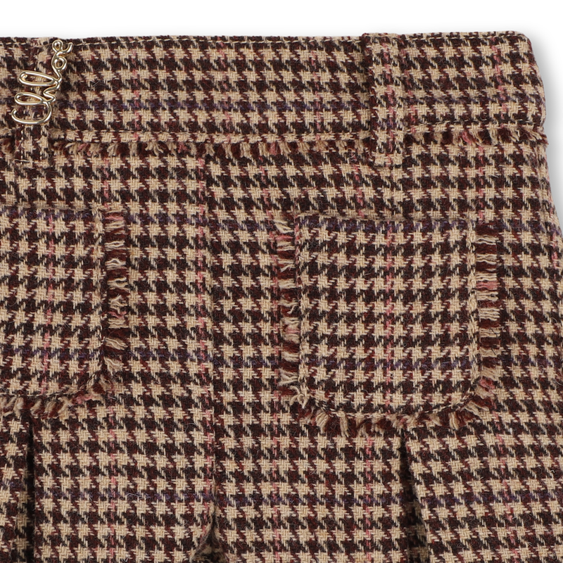 Short &agrave; carreaux CHLOE 
                        FILLE