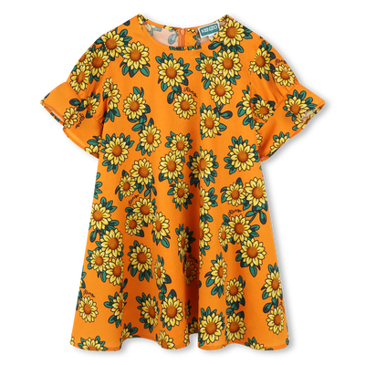 Robe imprimé tournesol KENZO KIDS FILLE