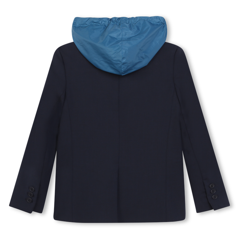 Veste de costume bi-matière