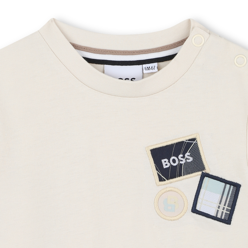 T-shirt à manches longues BOSS 
                    GARCON