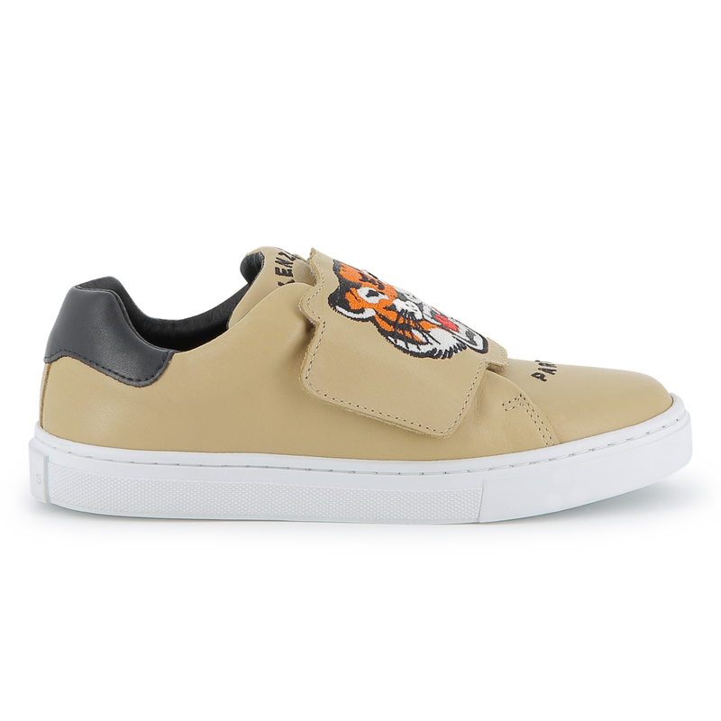 Baskets en cuir de vache KENZO KIDS 
                        UNISEXE