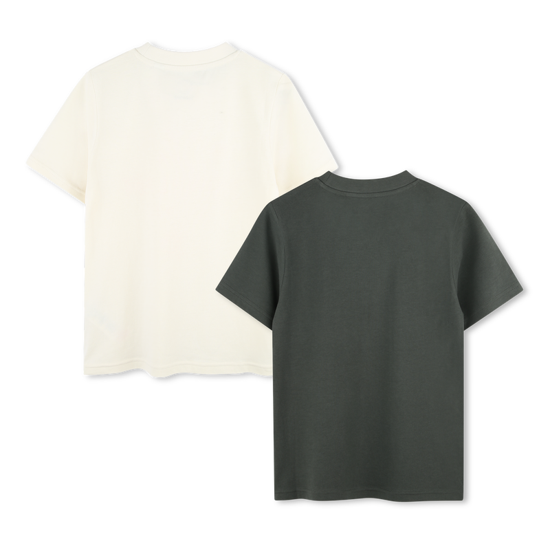 Lot de 2 T-shirts avec imprimé TIMBERLAND 
                    GARCON