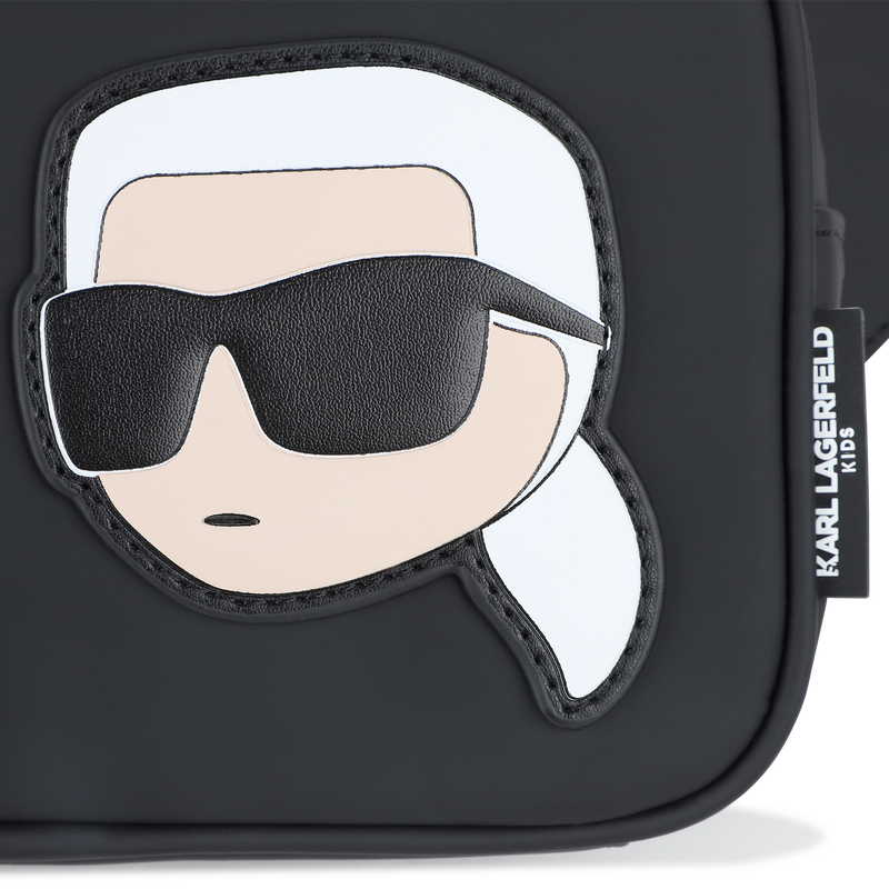 Sac banane en textile enduit effet gomme KARL LAGERFELD KIDS 
                    GARCON
