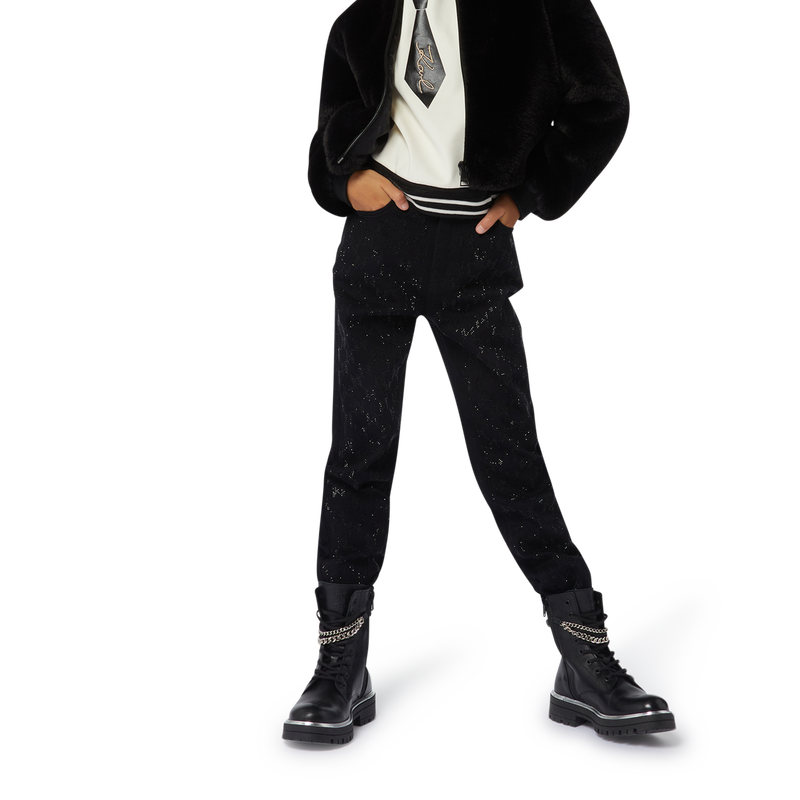 Top avec fausse cravate KARL LAGERFELD KIDS 
                        FILLE