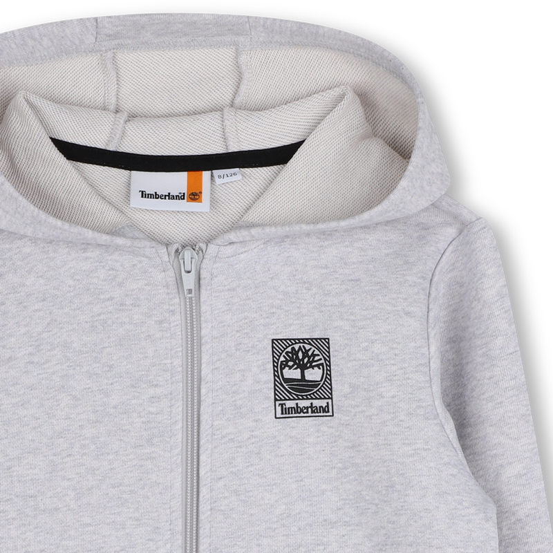 Cardigan à capuche en molleton TIMBERLAND 
                        GARCON