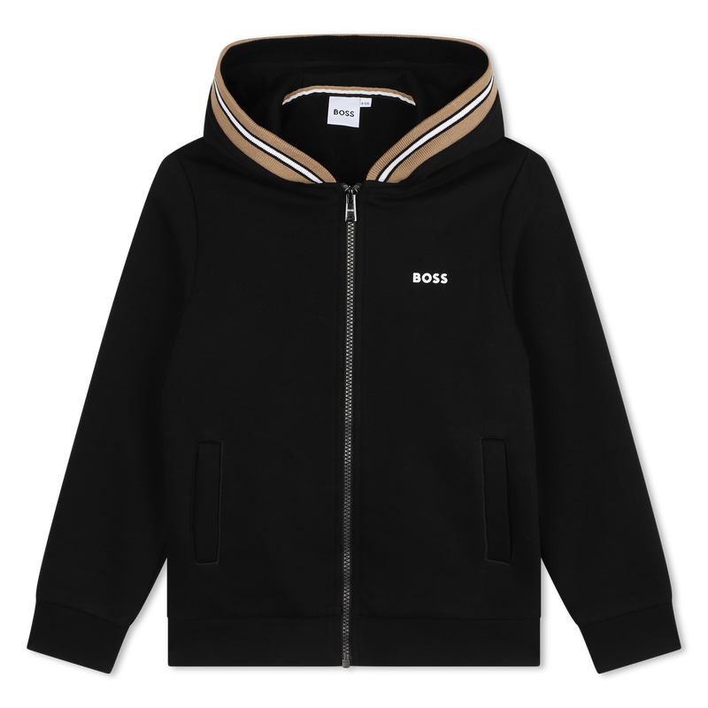 Cardigan zippé à capuche BOSS 
                    GARCON