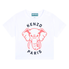 T-shirt &agrave; manches courtes KENZO KIDS 
                    FILLE