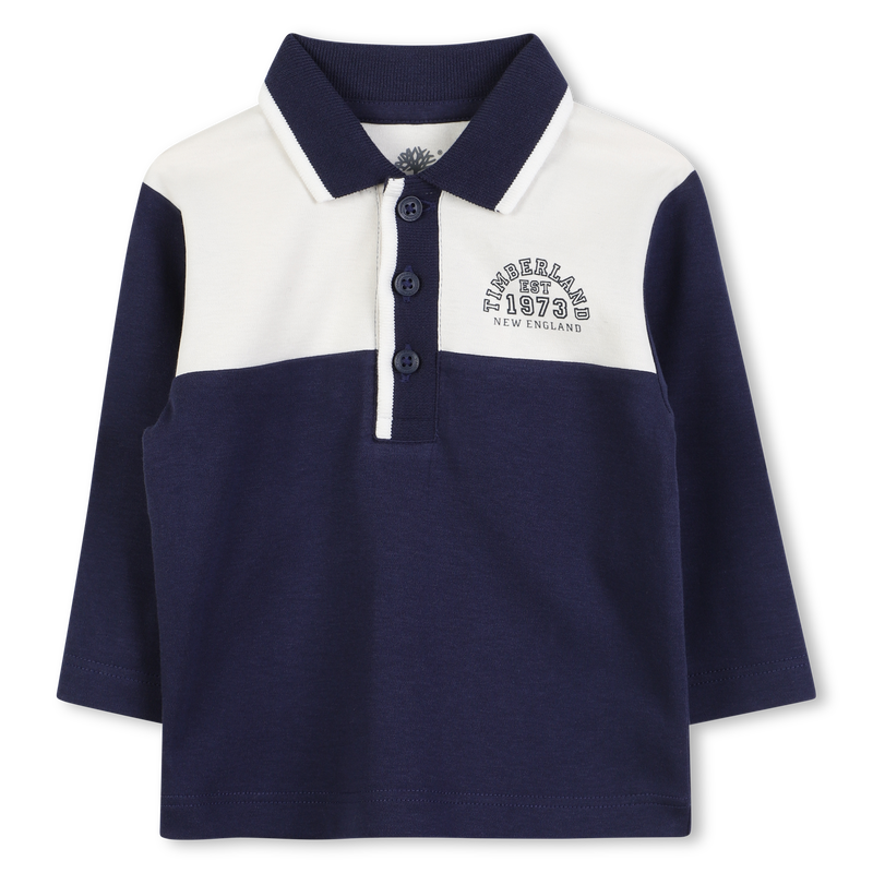 Polo coton bicolore bord-côte TIMBERLAND 
                    GARCON