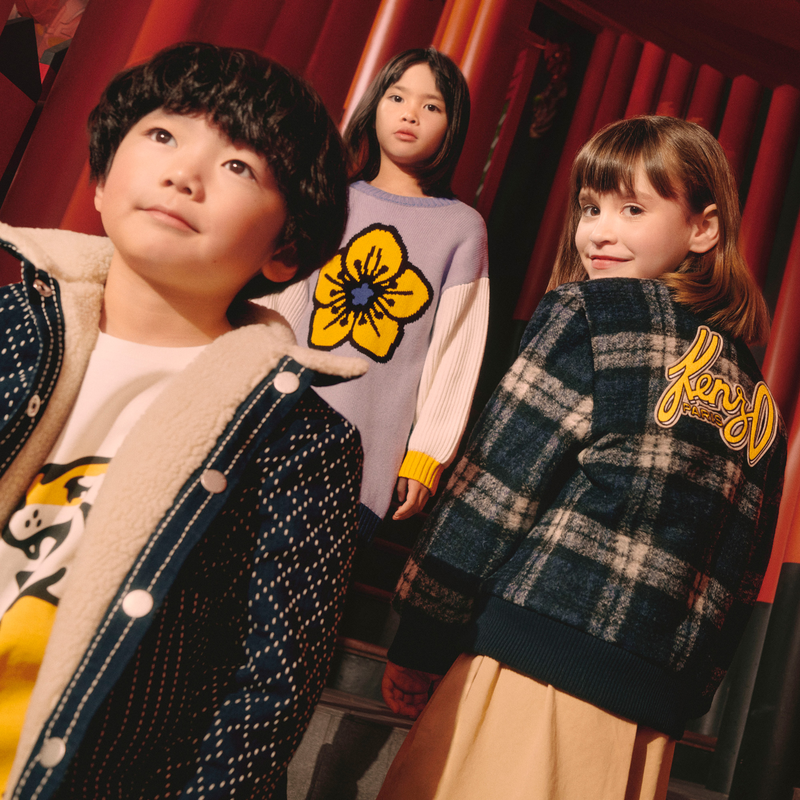 Manteau à carreaux KENZO KIDS 
                    UNISEXE