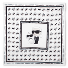 Foulard carr&eacute; imprim&eacute; KARL LAGERFELD KIDS 
                    FILLE