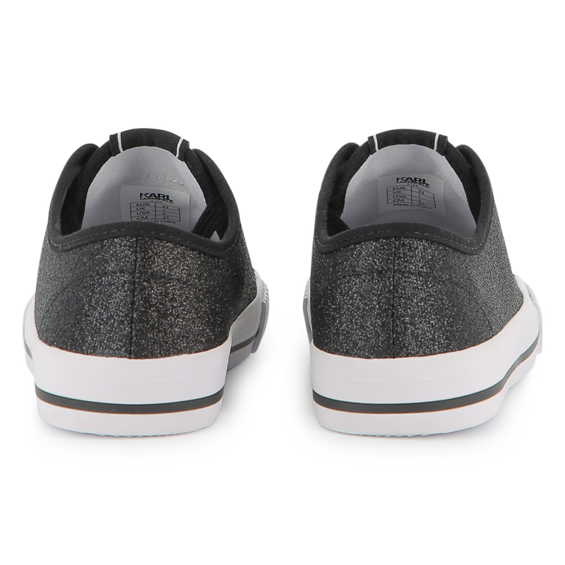 Baskets basses &agrave; lacets KARL LAGERFELD KIDS 
                        FILLE