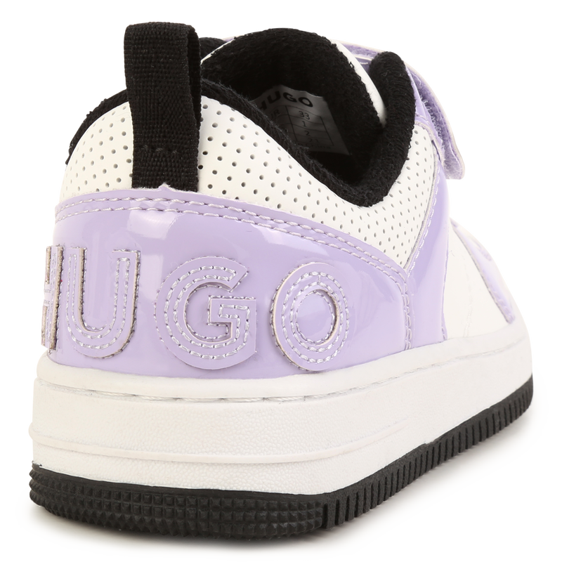 Baskets avec bande auto-agrippante et lacets Hugo 
                    FILLE