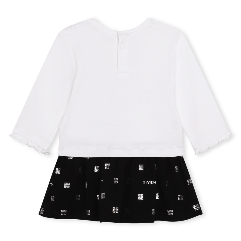 Robe bi-matière imprimée GIVENCHY 
                    FILLE
