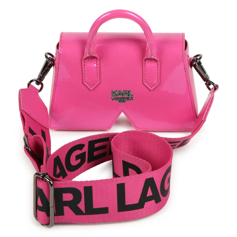 Sac à main en textile brillant KARL LAGERFELD KIDS 
                    FILLE
