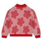 Cardigan boutonn&eacute; &agrave; fleurs KENZO KIDS 
                    FILLE