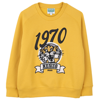 Sweatshirt à col rond KENZO KIDS GARCON