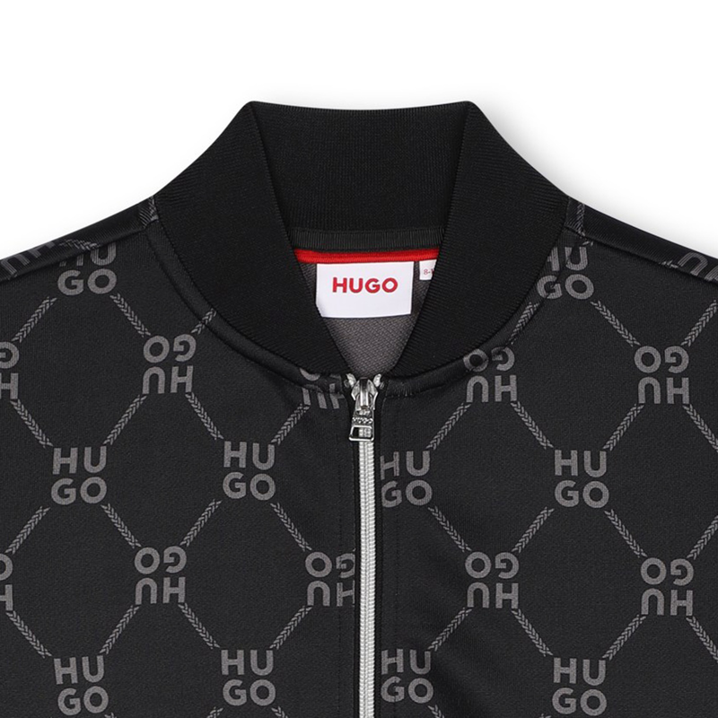 Cardigan de jogging molletonn&eacute; Hugo 
                        GARCON