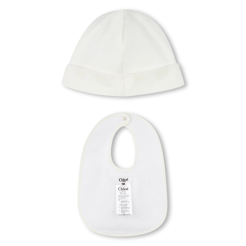 Pyjama bonnet et bavoir CHLOE 
                    FILLE