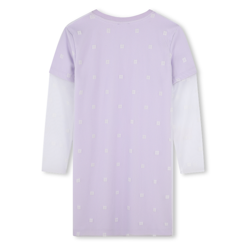 Robe droite avec dessus tulle GIVENCHY 
                    FILLE