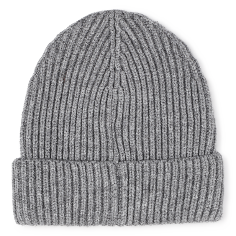 Bonnet tricot avec badge BOSS 
                    GARCON