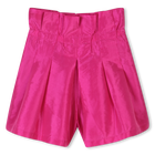 Short de c&eacute;r&eacute;monie en taffetas KARL LAGERFELD KIDS 
                    FILLE