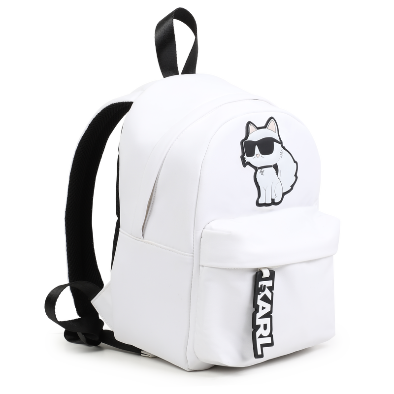 Petit sac à dos avec badge KARL LAGERFELD KIDS 
                    FILLE