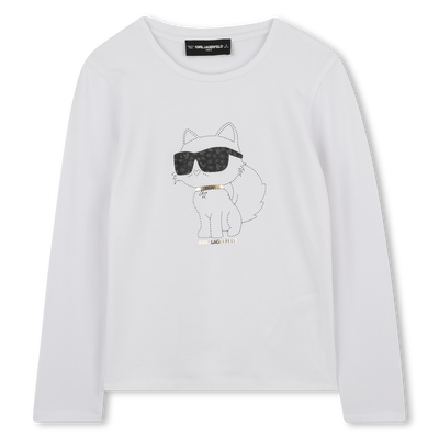 T-shirt à manches longues KARL LAGERFELD KIDS FILLE