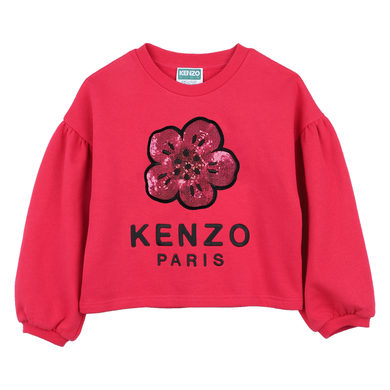 Sweat &agrave; manches longues ballon KENZO KIDS 
                        FILLE