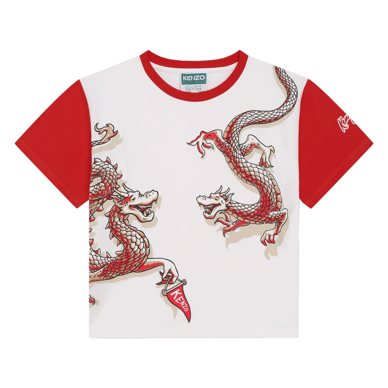 T-shirt imprimé dragon KENZO KIDS 
                    UNISEXE