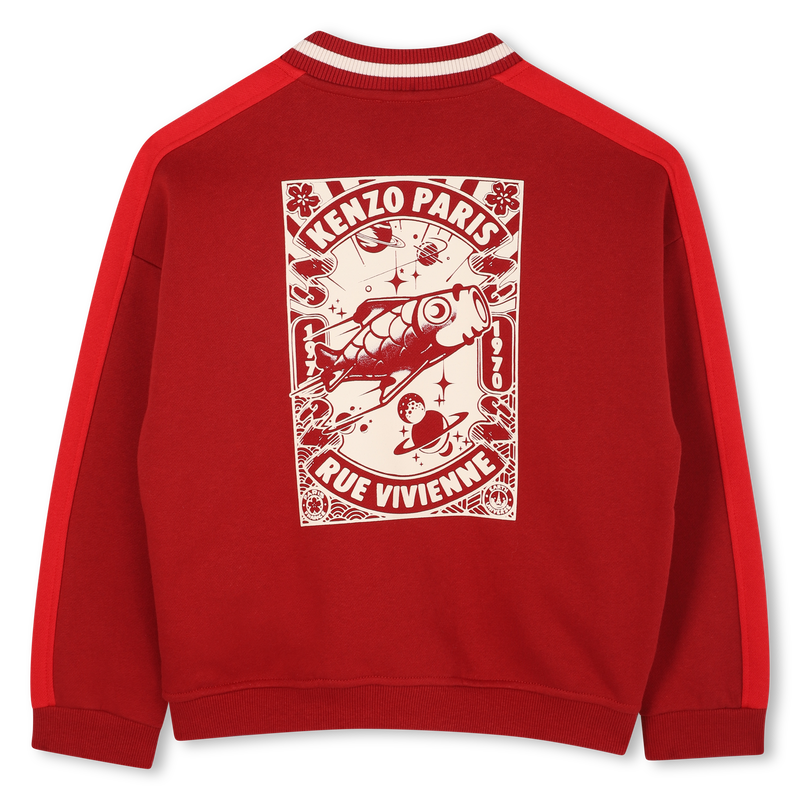 Cardigan avec fermeture pressionnée KENZO KIDS 
                    GARCON