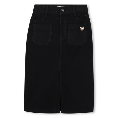 Jupe midi en denim SONIA RYKIEL FILLE