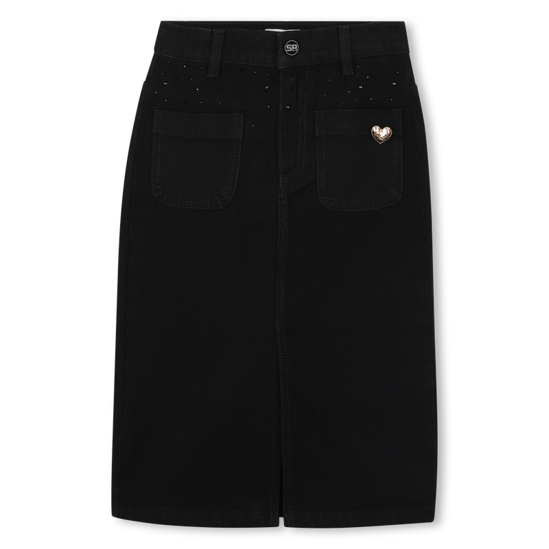 Jupe midi en denim SONIA RYKIEL 
                    FILLE