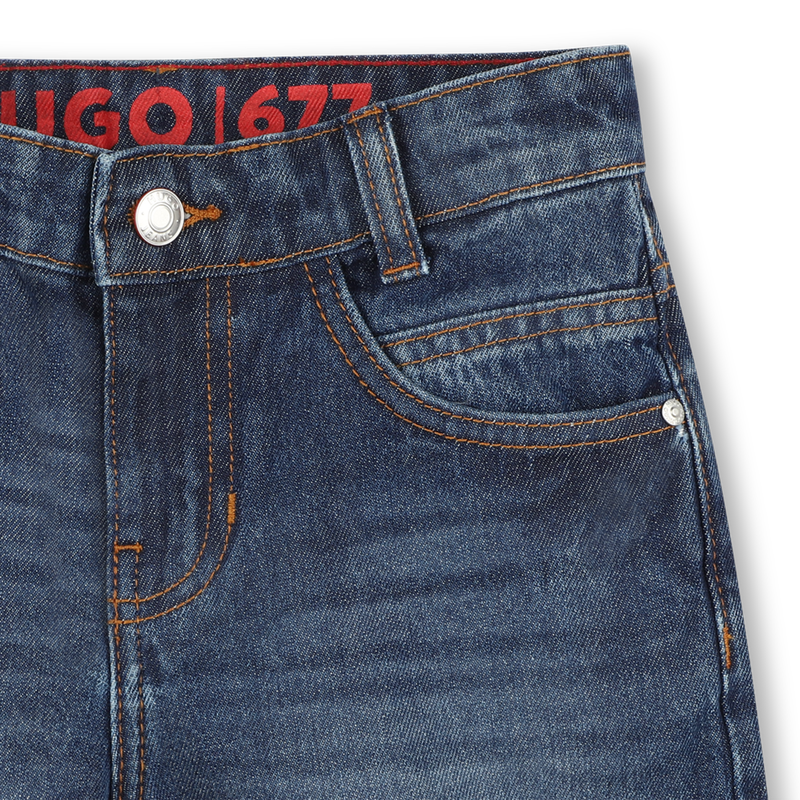 Bermuda en jean 5 poches Hugo 
                    GARCON