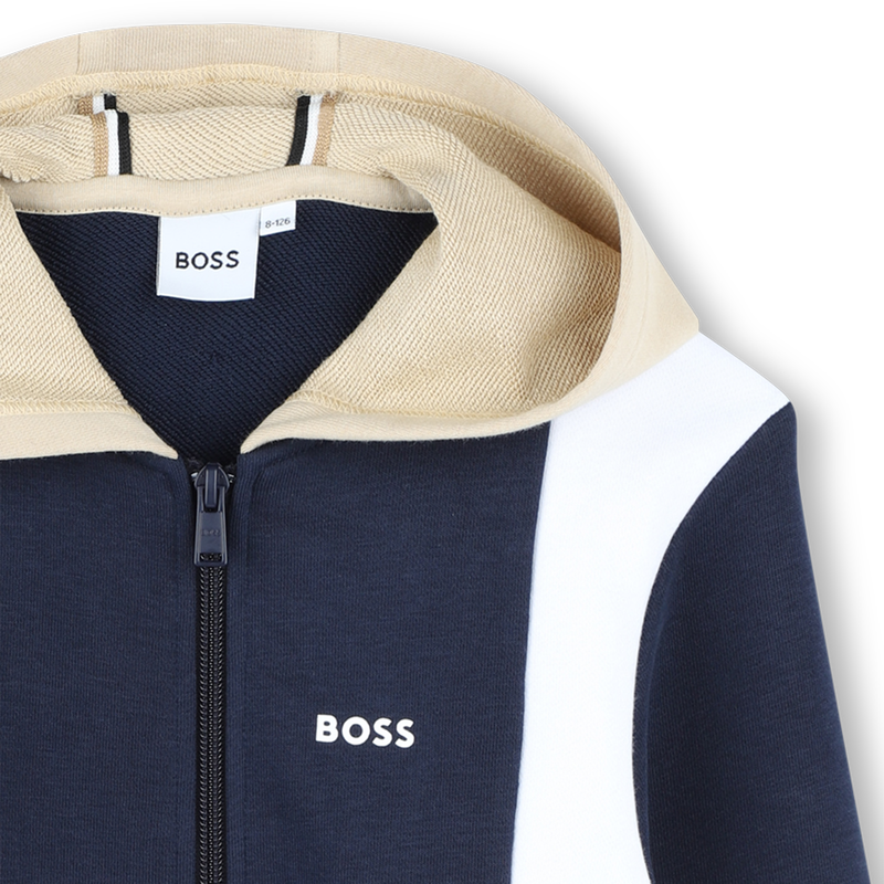 Sweat-shirt à capuche molleton BOSS 
                    GARCON