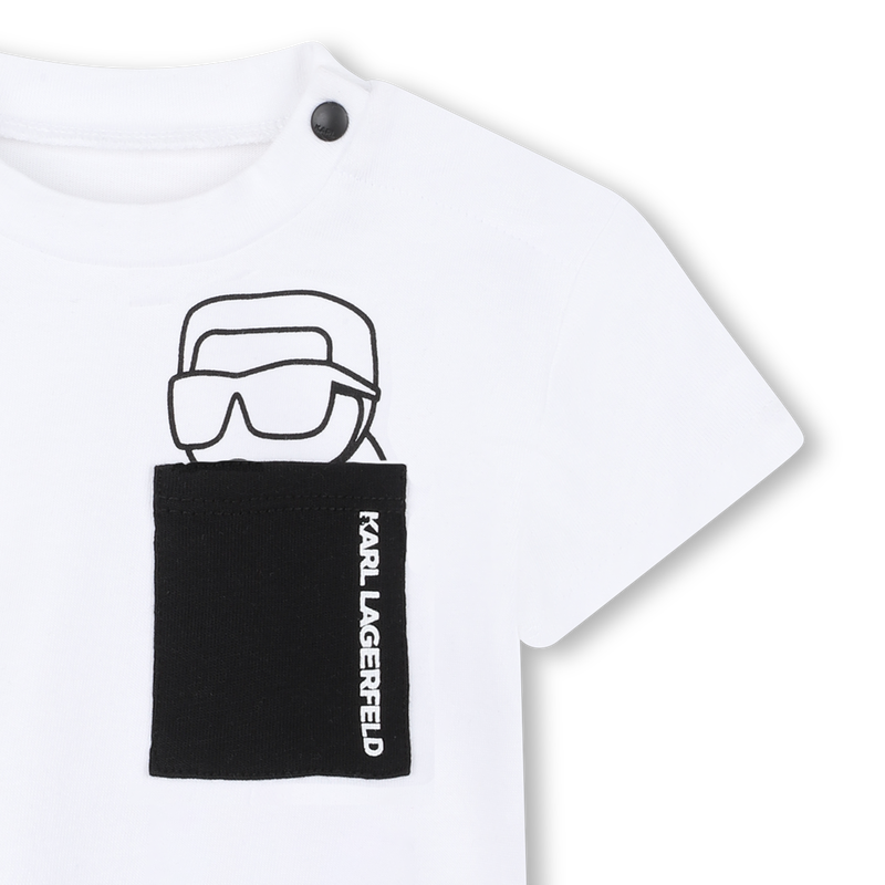 ENSEMBLE T-SHIRT ET PANTALON KARL LAGERFELD KIDS 
                        GARCON